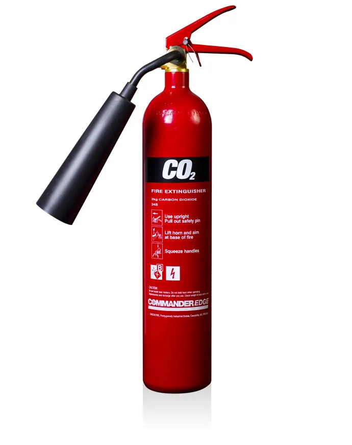 Commander EDGE 2kg CO₂ Fire Extinguisher